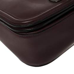 مملوكة مسبقًا حقيبة كوتش سواغر جلد عنابي