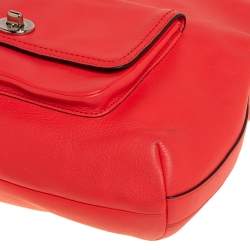 Pre Owned Coach Red Leather Legacy Courtenay Hobo