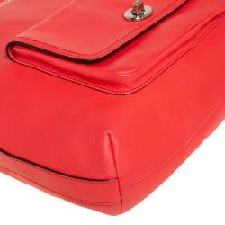 Pre Owned Coach Red Leather Legacy Courtenay Hobo