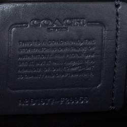 Pre Owned Coach Multicolor Leather Mini Bennett Colorblock Satchel