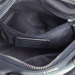 Pre Owned Coach Multicolor Leather Mini Bennett Colorblock Satchel