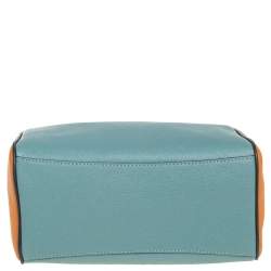 Pre Owned Coach Multicolor Leather Mini Bennett Colorblock Satchel