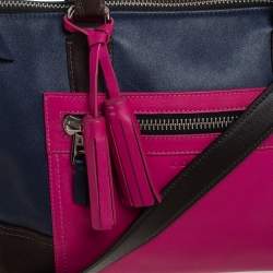 Coach Multicolor Leather  Front Zip Tote