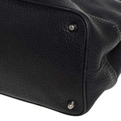 مملوكة مسبقًا Coach Black Leather Hampton Tassel Tote