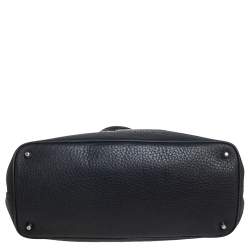 مملوكة مسبقًا Coach Black Leather Hampton Tassel Tote