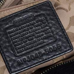 مملوكة مسبقًا Coach Black Leather Hampton Tassel Tote