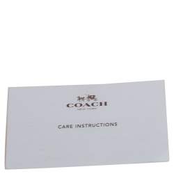 Pre Owned Coach Red Leather Swagger Carryall Tote