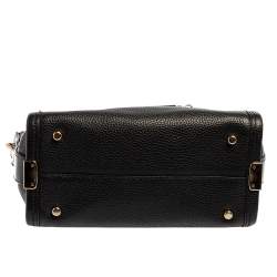 Pre Owned Coach Black Leather Swagger 27 Carryall Satchel