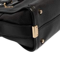 Pre Owned Coach Black Leather Swagger 27 Carryall Satchel
