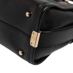 Pre Owned Coach Black Leather Swagger 27 Carryall Satchel
