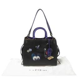 Pre Owned  Coach x Disney Black/Purple Dark Fairy Tale Snow White Tote