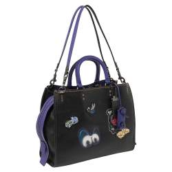 Pre Owned  Coach x Disney Black/Purple Dark Fairy Tale Snow White Tote