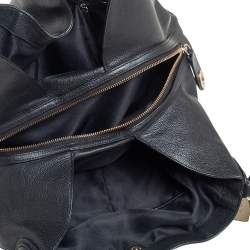 Pre Owned Coach Black Leather Edie Hobo