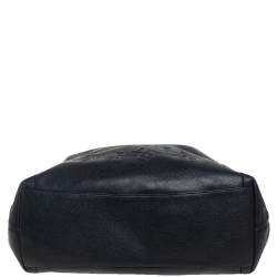 Pre Owned Coach Black Leather Edie Hobo