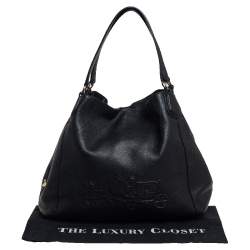 Pre Owned Coach Black Leather Edie Hobo