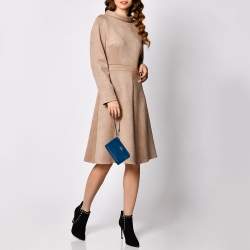 مملوكة مسبقًا Coach Blue Leather Zip Wristlet Wallet