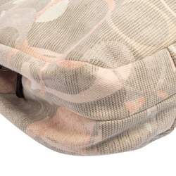 Coach Tri Color Signature Fabric and Leather Hobo
