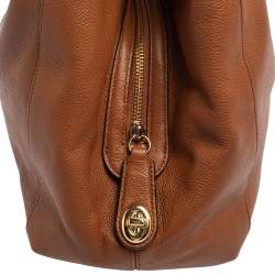 Pre Owned Coach Brown Leather Edie Shoulder Bag