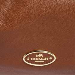 Pre Owned Coach Brown Leather Edie Shoulder Bag