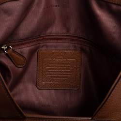 Pre Owned Coach Brown Leather Edie Shoulder Bag