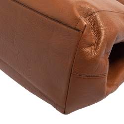 Pre Owned Coach Brown Leather Edie Shoulder Bag