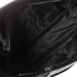 Pre Owned حقيبة يد توتس كوتش غاليري إيست ويست جلد لامعة سوداء 