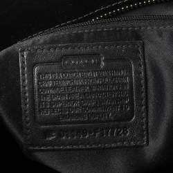 Pre Owned حقيبة يد توتس كوتش غاليري إيست ويست جلد لامعة سوداء 