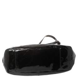 Pre Owned حقيبة يد توتس كوتش غاليري إيست ويست جلد لامعة سوداء 