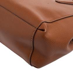 Pre Owned Coach Brown Leather Mini Christie Carryall Satchel