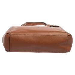 Pre Owned Coach Brown Leather Mini Christie Carryall Satchel