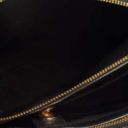 Pre Owned Coach Black Leather Medium Christie Carryall Satchel