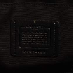 Pre Owned Coach Black Leather Medium Christie Carryall Satchel