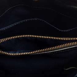 Pre Owned حقيبة ساتشل كوتش جلد أسود