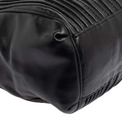 Pre Owned حقيبة ساتشل كوتش جلد أسود