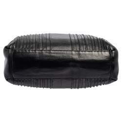 Pre Owned حقيبة ساتشل كوتش جلد أسود