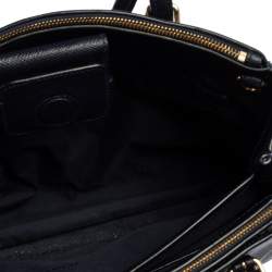 Pre Owned حقيبة ساتشل كوتش كاري أول جلد أزرق كحلي