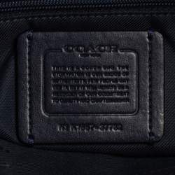 Pre Owned حقيبة ساتشل كوتش كاري أول جلد أزرق كحلي