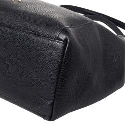 Pre Owned Coach Black Leather Edie Shoulder Bag