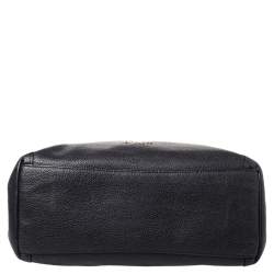 Pre Owned Coach Black Leather Edie Shoulder Bag