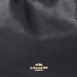 Pre Owned Coach Black Leather Edie Shoulder Bag