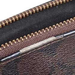 Pre Owned Coach Brown Coated Canvas and Leather Sierra Satchel