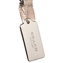 Pre Owned Coach Metallic Bronze Leather Ava Tote