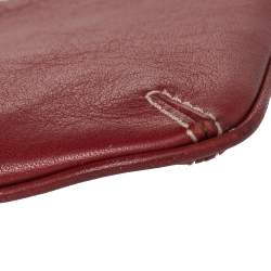 مملوكة مسبقًا Coach Red Leather Wristlet