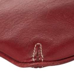 مملوكة مسبقًا Coach Red Leather Wristlet