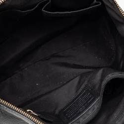 مملوكة مسبقًا Coach Black Pebbled Leather Kelsey Satchel