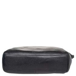 مملوكة مسبقًا Coach Black Pebbled Leather Kelsey Satchel