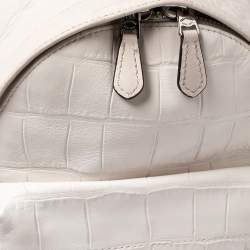 Coach White Leather Mini Charlie Backpack  