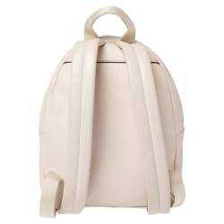 Coach White Leather Mini Charlie Backpack  