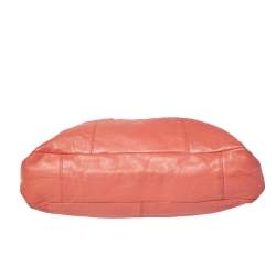 Pre Owned Coach Orange Leather Ashley Tote