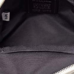 Coach Beige/Cream Signature Coated Canvas And Leather Mini Charlie Backpack